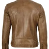 men's brown racer jacket 02