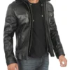 men's black hooded jacket 05