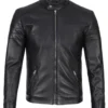 men's black racer jacket 03