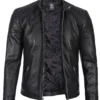 men's black racer jacket 05