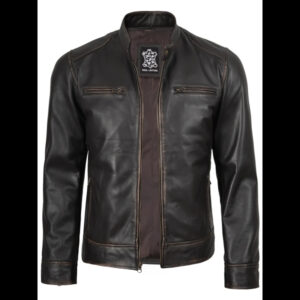 men's brown leather jacket 01