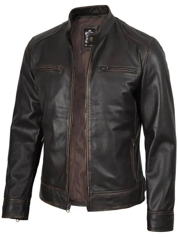 men's brown leather jacket 02