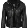 women's black leather jacket 05