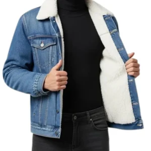 Ralph Denim Sherpa Trucker Jacket