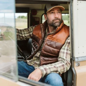 Bridger Leather Down Vest