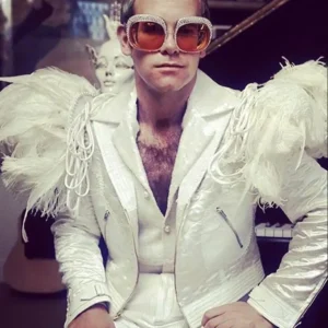 Elton John White Jacket