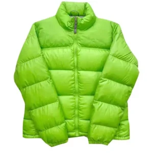 Lime Green Puffer Jacket