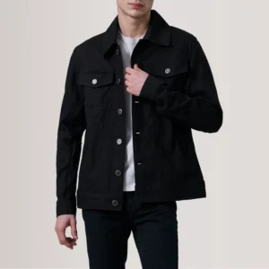 Conard Black Denim Trucker Jacket